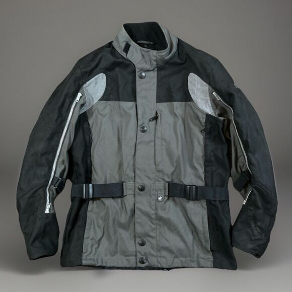 BMW Motorrad Commuter 3 Small Black Grey Motorcycle Motorbike Jacket Coat - Picture 1 of 15